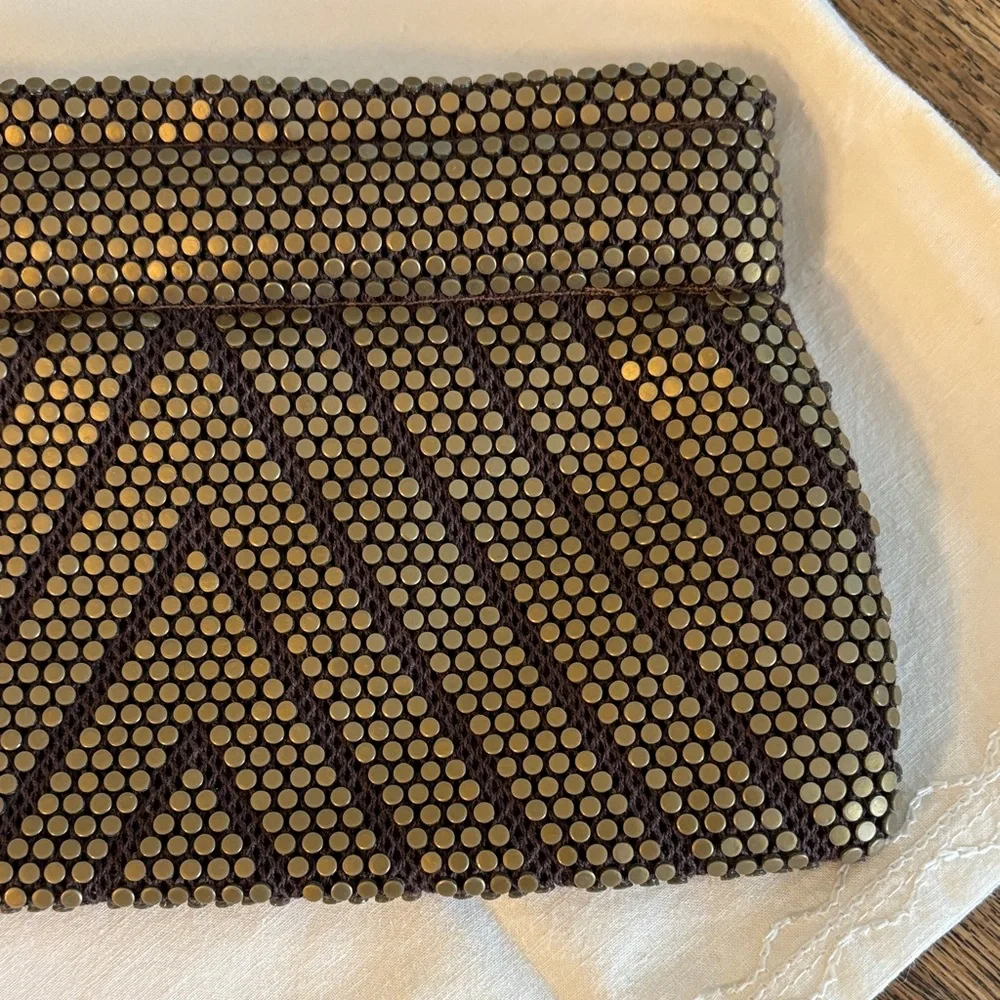 Vintage ( 1940’s?) Elegant Gold Beaded Clutch Purse. Stunning!